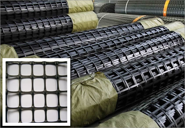 Biaxial oriented Polypropylene Grid for Roadbed reinforcement