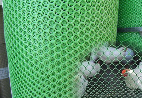 Green color chicken fencing and breeding plastic mesh