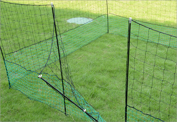 Garden perimeter fencing mesh