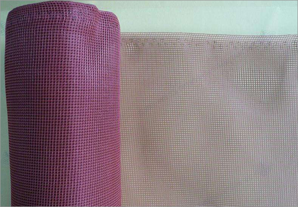 Anti insect pvc net in purple